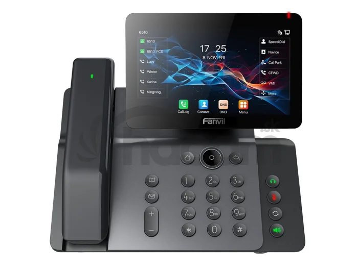 Fanvil V66 Pro SIP telefón, 7" dotyk.displej, Wi-Fi, BT, BT slúchadlo, H.264