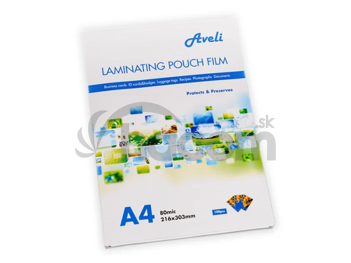 Laminovacie fólie AVELI A4/160mic (2x80), lesklé