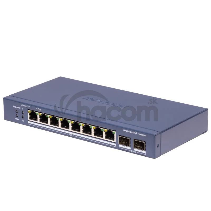 DS-3E1510P-SI-8P2F 8x1Gb PoE, 2x1Gb SFP