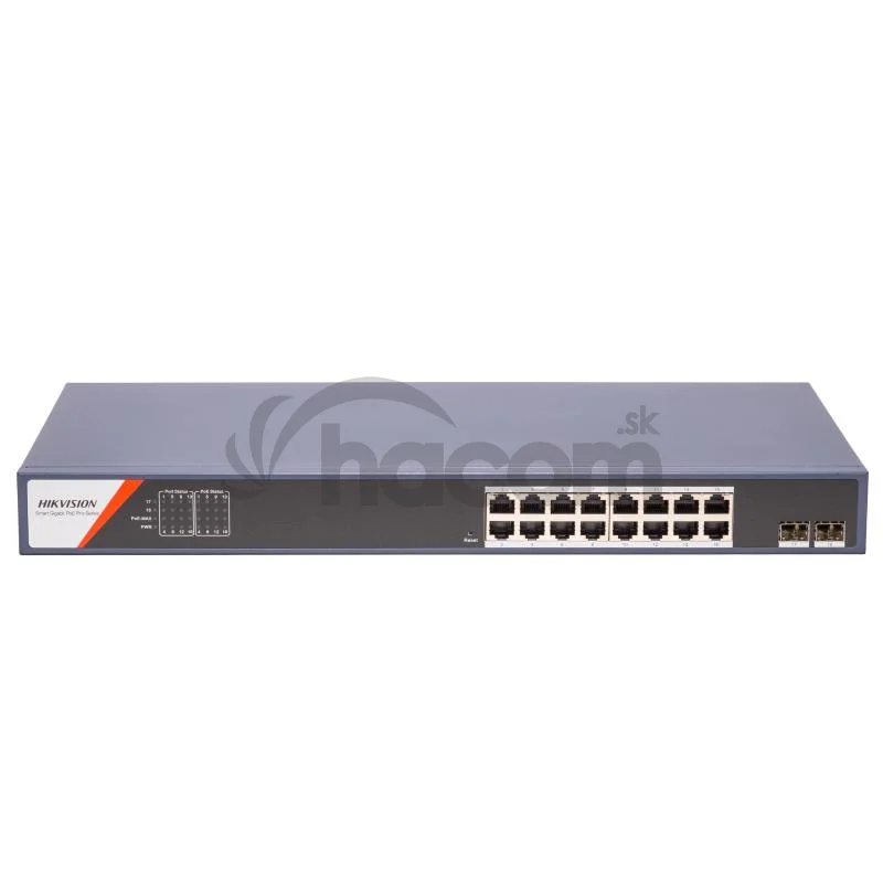 DS-3E1518P-SI-16P2F 16x1Gb PoE, 2x1Gb SFP
