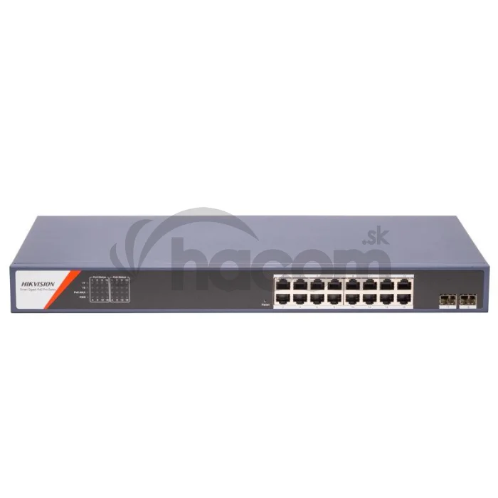 DS-3E1518P-SI-16P2F 16x1Gb PoE, 2x1Gb SFP