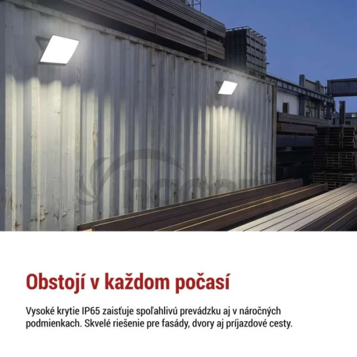 LED reflektor TAMBO EVO, 100 W, 10 000 lm, IP65, čierny