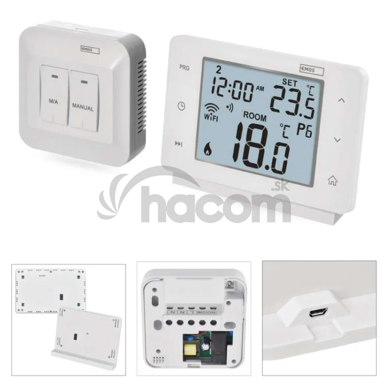 Izbový programovateľný bezdrôtový WiFi GoSmart termostat P56211