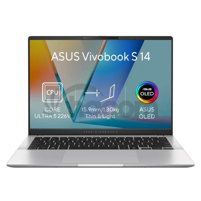 ASUS Vivobook S14/S5406SAL-OLED312WZ/U5-226V/14"/WUXGA/16GB/512GB/Intel int/W11H/Silver/2R