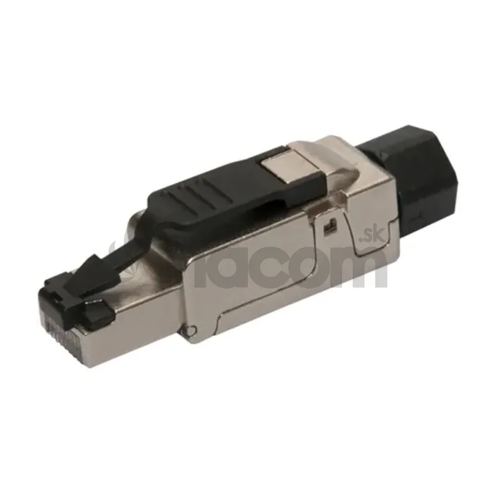 Konektor MPTL RJ45 CAT6A STP samorezný SXRJ45-6A-STP-BK-SA-N