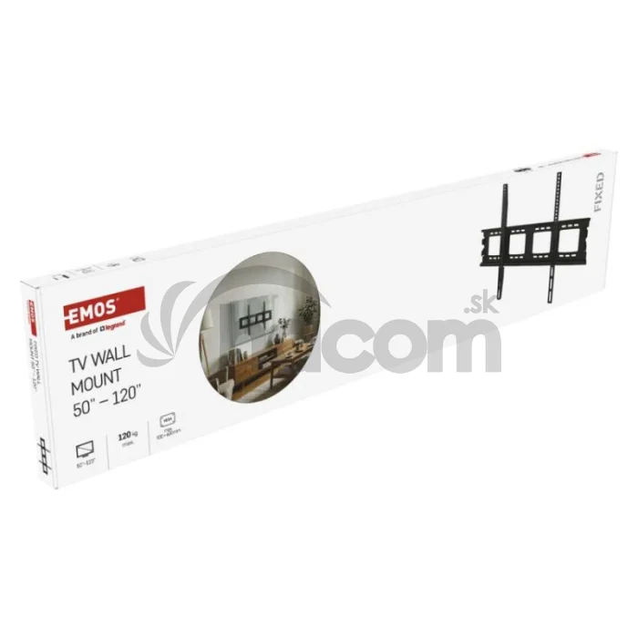Pevný nástenný TV držiak 50–120" (127–305 cm)