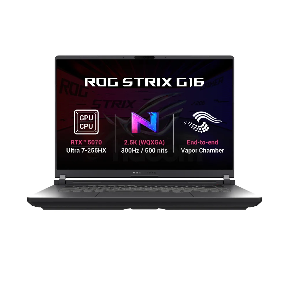 ASUS ROG Strix G16/G615LP-TS288Z/U7-255HX/16"/2560x1600/32GB/1TB/RTX 5070/bez OS/Gray/2R
