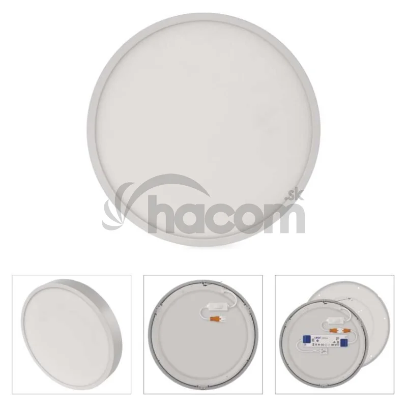 LED prisadené svietidlo, kruhové, biele, 28,5W, CCT