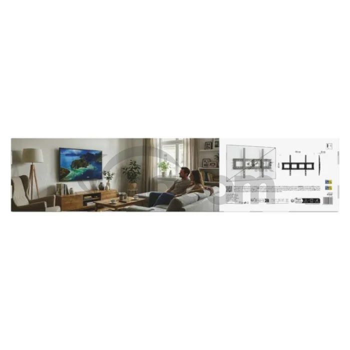 Pevný nástenný TV držiak 50–120" (127–305 cm)