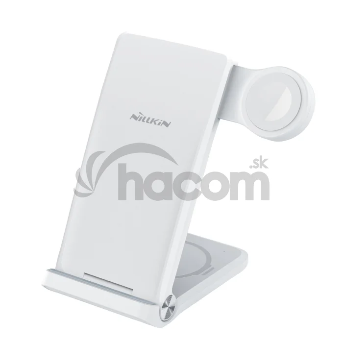 Nillkin PowerTrio 3v1 Bezdrôtová Nabíjačka pre Apple Watch White (MFI)