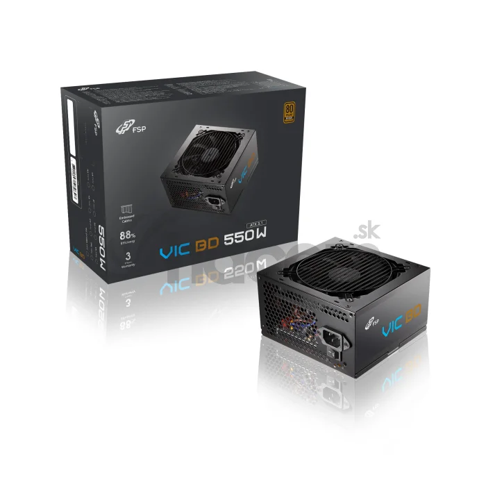 FSP VIC BD 550, 80PLUS BRONZE, ATX 3.1, 550W