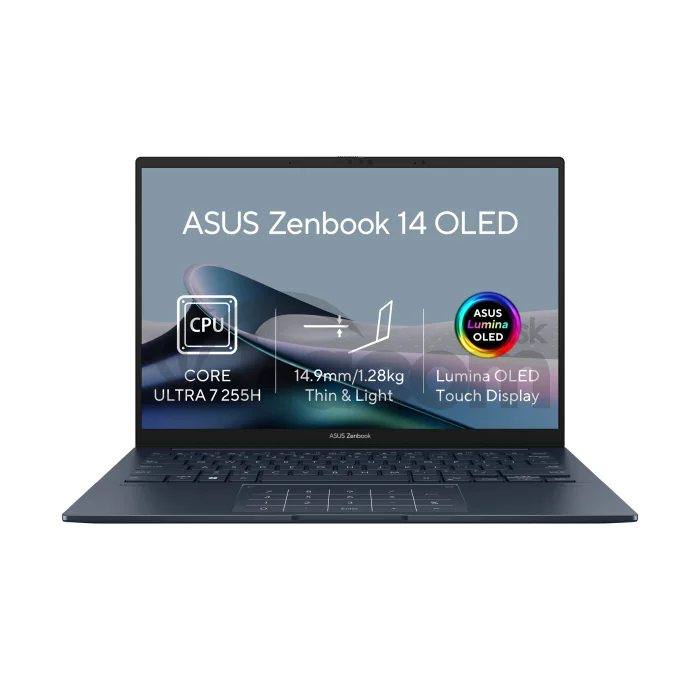ASUS Zenbook 14/UX3405CA-OLED1677WZ/U7-255H/14"/WUXGA/T/32GB/512GB/Intel int/W11H/Blue/2R