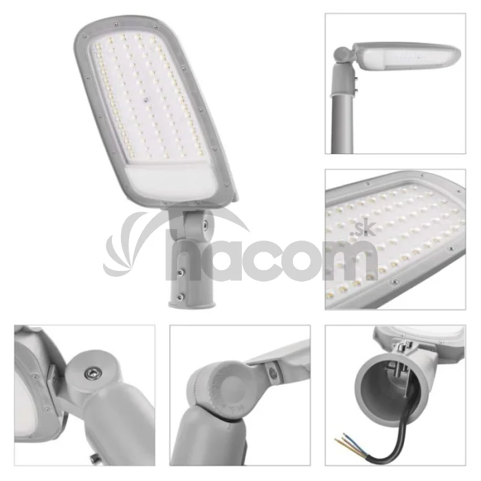 Pouličné verejné LED svietidlo SOLIS 70W, 8400 lm, neutrálna biela