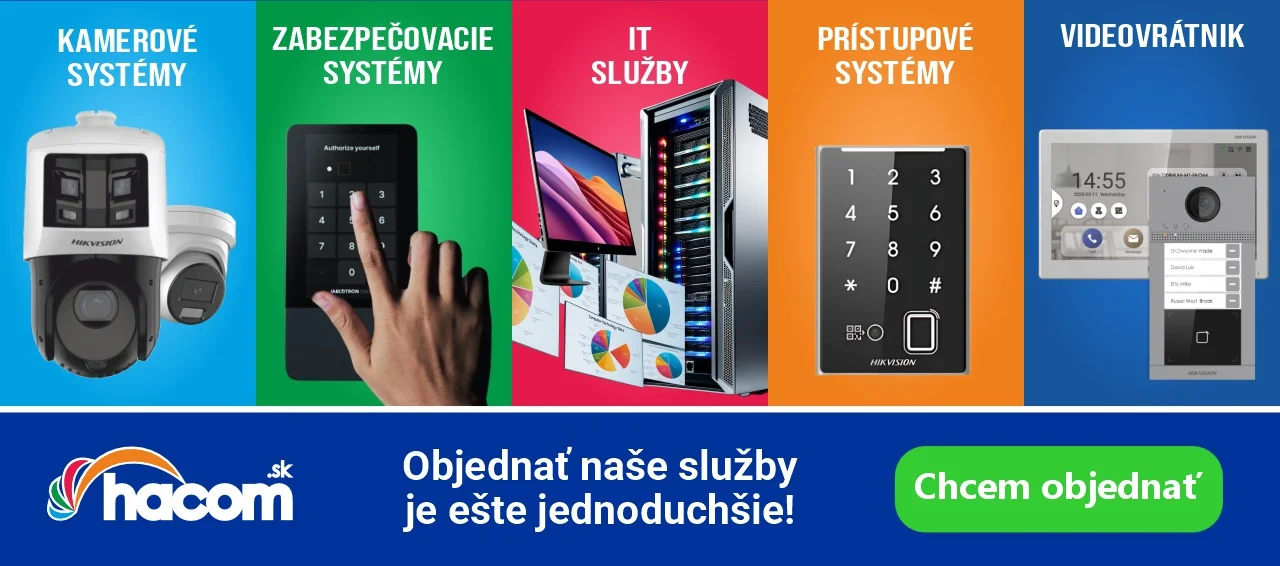 Služby HACOM - alarmy, kamery, IT