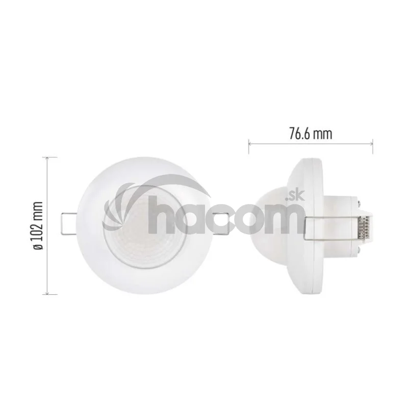 PIR senzor DALI (pohybové čidlo) IP54 biely