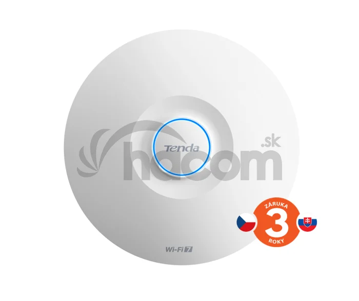 Tenda i36 WiFi7 BE5010 AP 5010 Mbps, 1x 2.5G LAN, 1x GLAN, 11x SSID, VLAN, aktívny PoE, Fast roaming