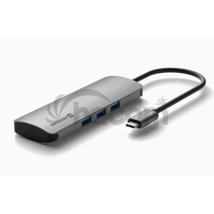 SW USB-C HUB 6-IN-1 - HLINÍK