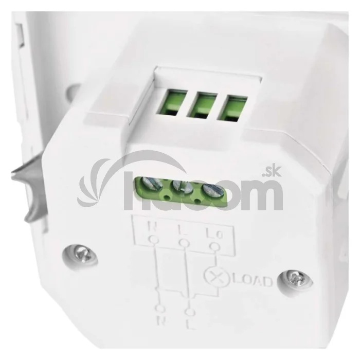 PIR senzor (pohybové čidlo) IP20 1200W, biela