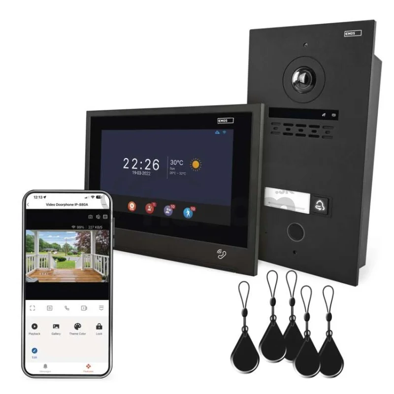 Sada domáceho video vrátnika GoSmart IP-880A 2WIRE s WiFi