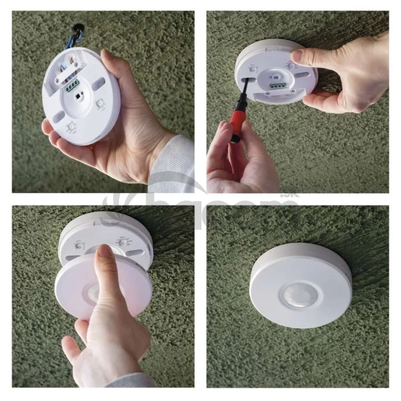 PIR senzor (pohybové čidlo) IP65 2000W, biela