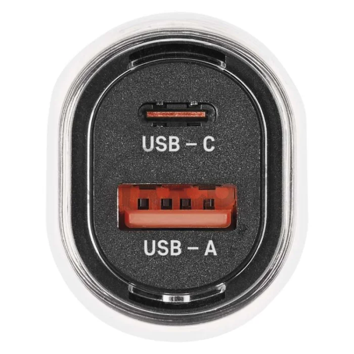 USB adaptér do auta PD/QC 48 W