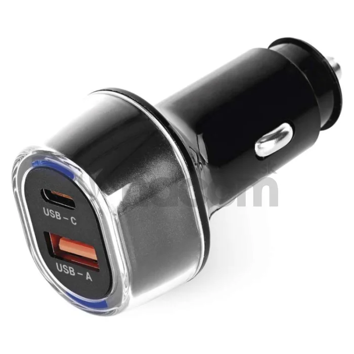 USB adaptér do auta PD/QC 48 W