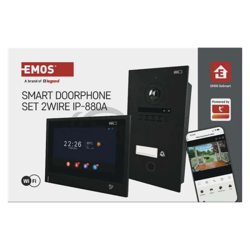 Sada domáceho video vrátnika GoSmart IP-880A 2WIRE s WiFi