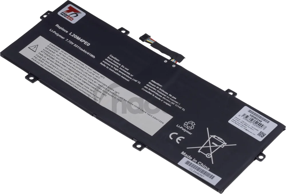 Batéria T6 Power pre Lenovo Yoga Duet 7-13ITL6, 5311mAh, 41Wh, 4cell, Li-pol