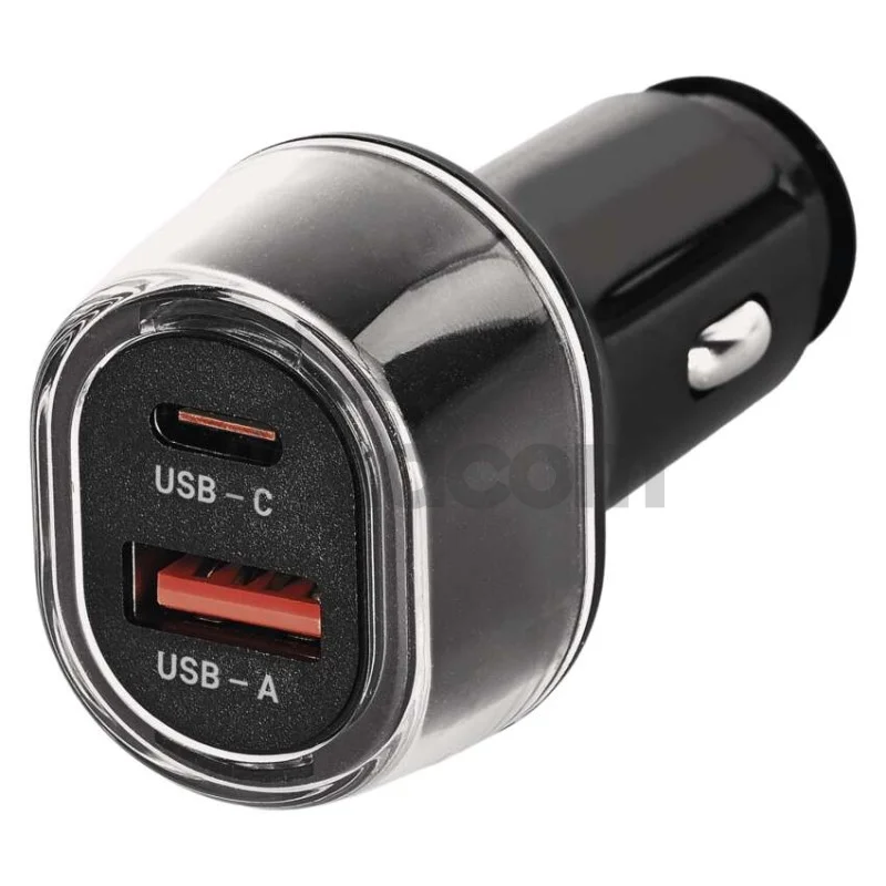 USB adaptér do auta PD/QC 48 W