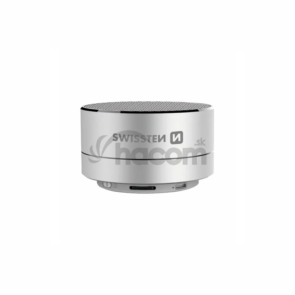 SW BLUETOOTH REPRODUKTOR i-METAL - STRIEBORNÁ