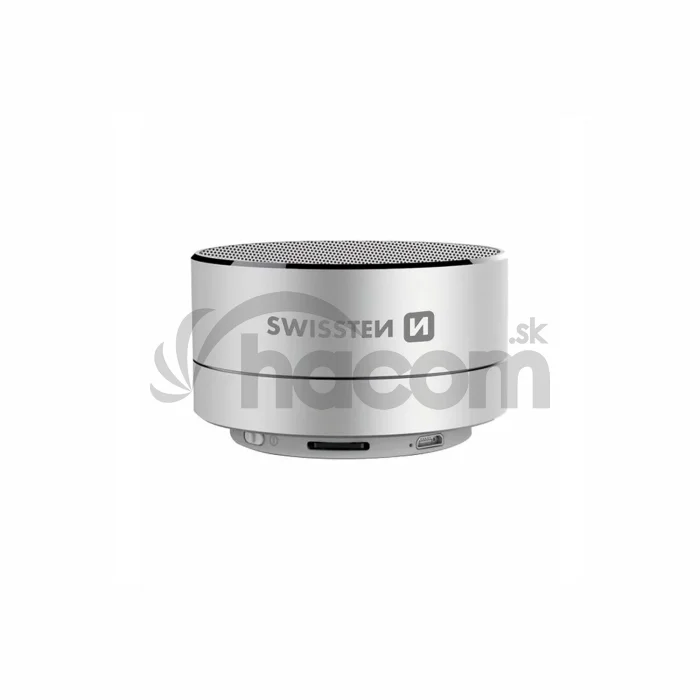 SW BLUETOOTH REPRODUKTOR i-METAL - STRIEBORNÁ