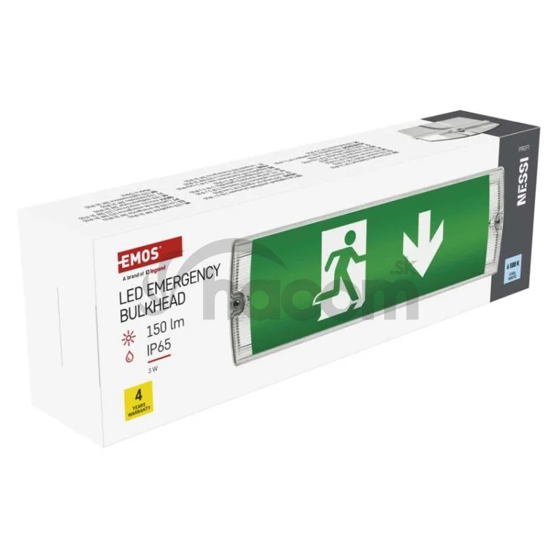 LED Núdzové svietidlo NESSI 3W 3H IP65