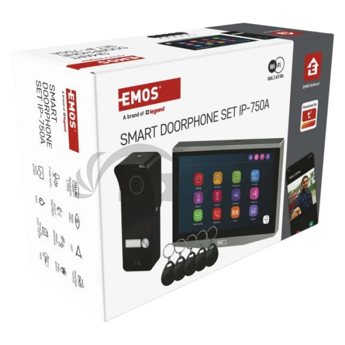 GoSmart Sada domáceho videovrátnika EMOS IP-750A s WiFi