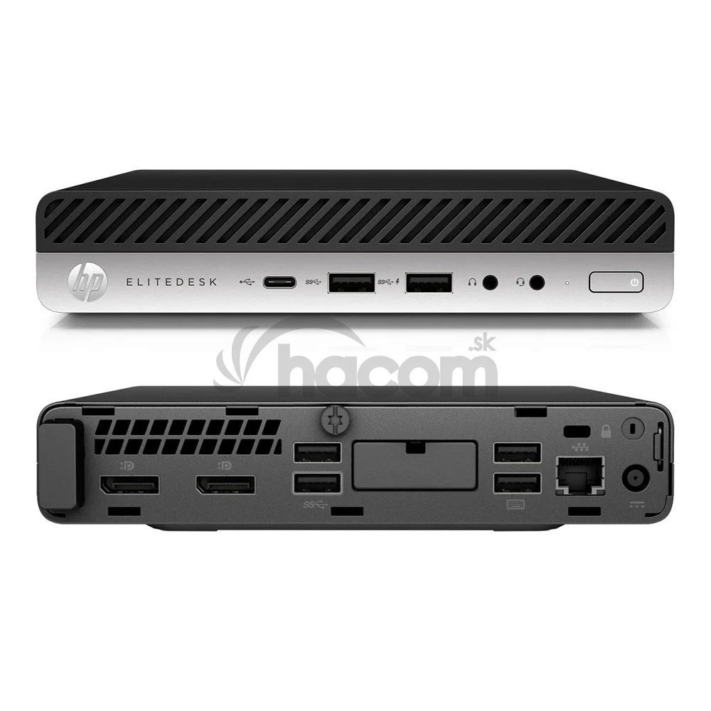 HP EliteDesk 800 G5 DM; Core i5 9400T 1.8GHz/16GB RAM/256GB SSD PCIe