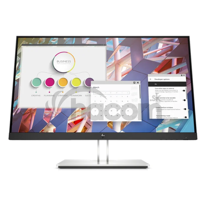 LCD HP EliteDisplay 24" E24 G4; black/silver