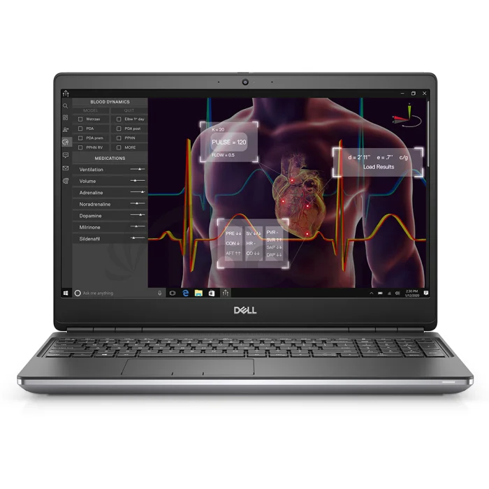Dell Precision 7550; Core i7 10850H 2.7GHz/32GB RAM/512GB SSD PCIe/batteryCARE
