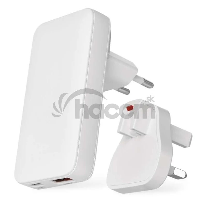 USB sieťový adaptér GaN PD 65W, AC + kábel