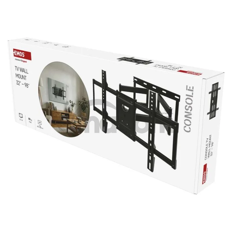 Konzolový nástenný TV držiak 32–98" (81–249 cm)