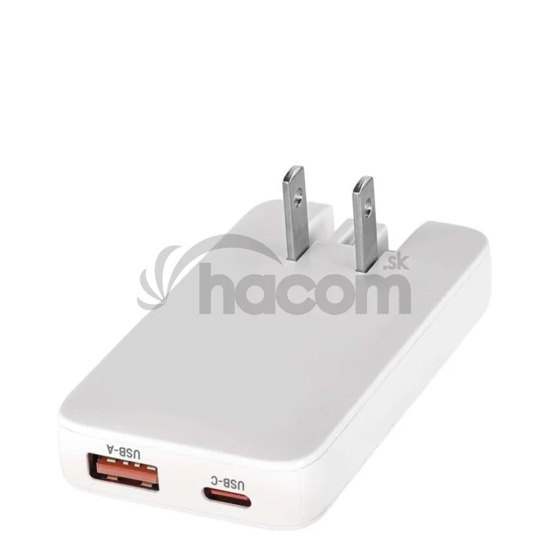 USB sieťový adaptér GaN PD 65W, AC + kábel