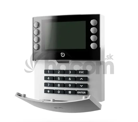 Jablotron JA-155E-NFC Bezdrôtová 4-segmentová klávesnica s displejom a NFC čitačkou