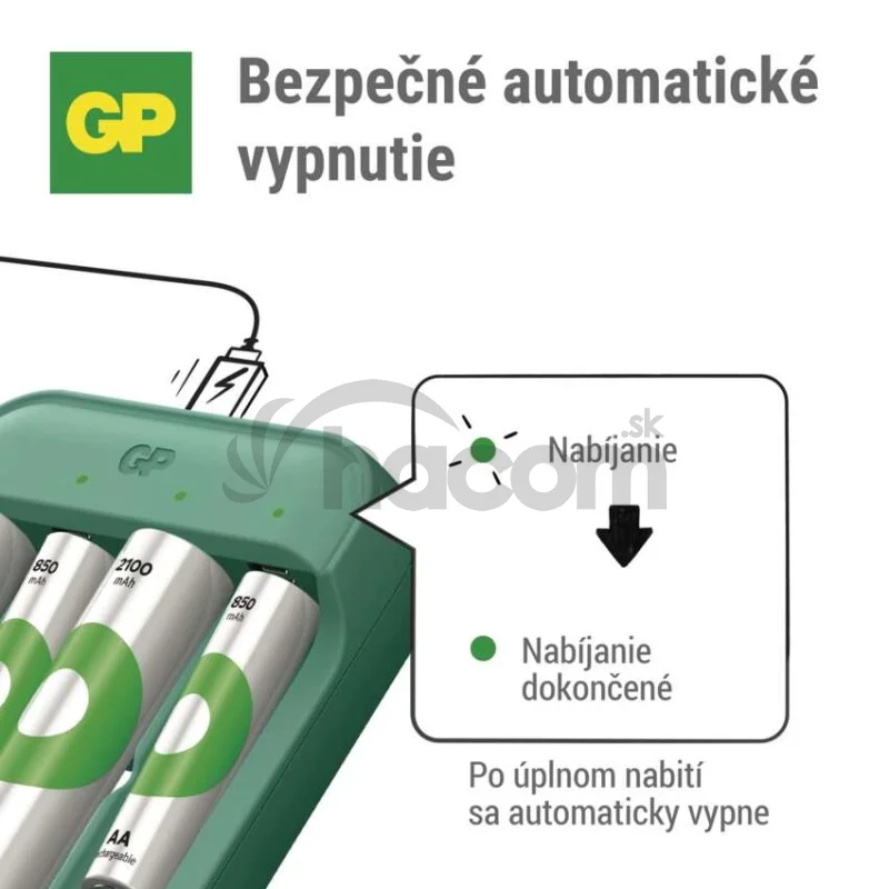 GP nabíjačka batérií ReCyko B423 4× AA GP ReCyko 2100 mAh