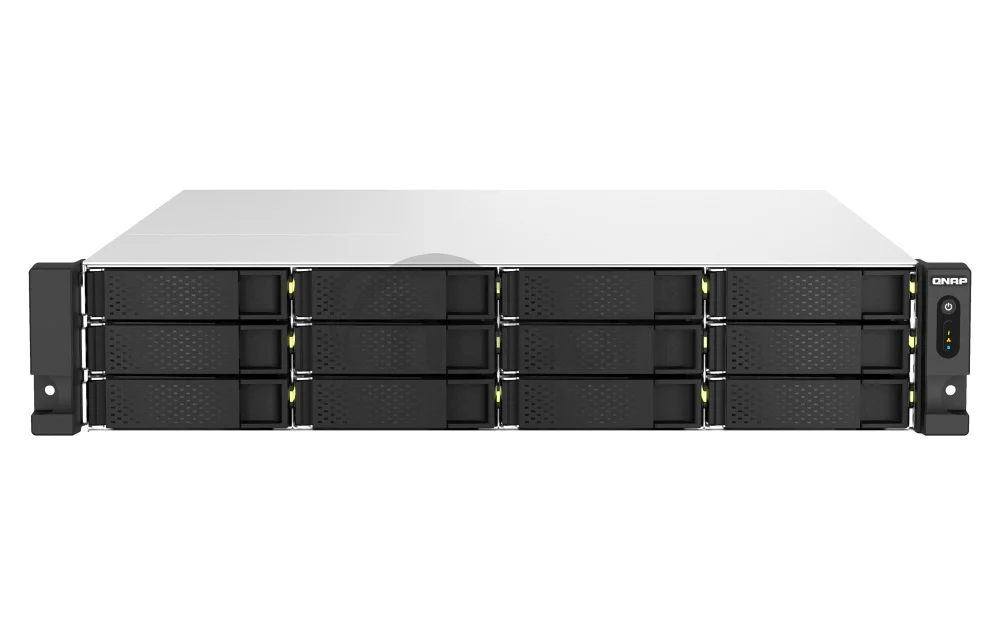 QNAP TS-h1887XU-RP-E2336-16G (Xeon 6core, ZFS, 16GB ECC RAM, 12x 3,5" + 6x2,5", 2x 2,5GbE, 2x10GbE)