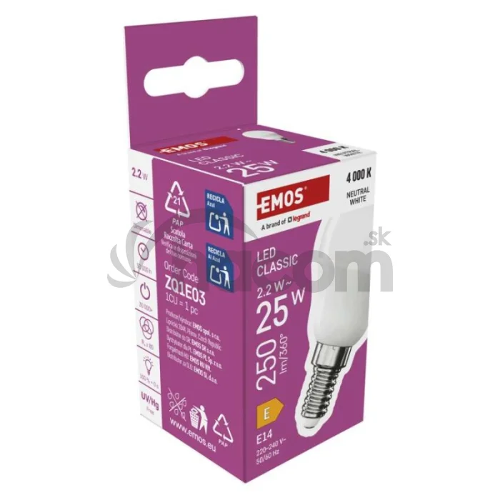 LED žiarovka CLS Mini Globe / E14 / 2,2 W (25 W) / 250 lm / neutrálna biela