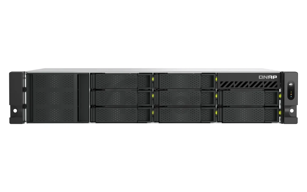 QNAP TS-h1073BXeU-RP-8G (Ryzen V1780B, ZFS, 8GB RAM, 8x SATA + 2x E1.S, 2x 2,5GbE, 2x 10GbE)