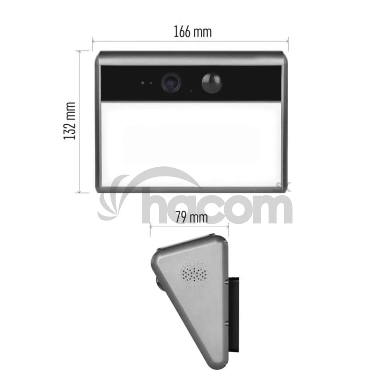 GoSmart Vonkajšia batériová kamera IP-1100G WALL s WiFi a solárnym panelom