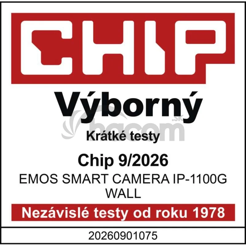 GoSmart Vonkajšia batériová kamera IP-1100G WALL s WiFi a solárnym panelom