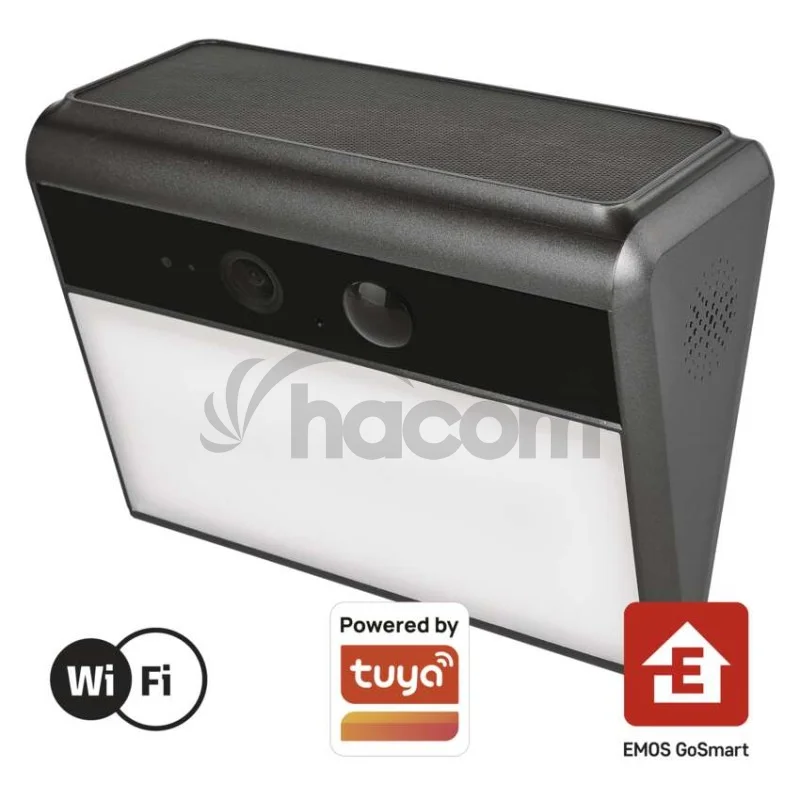 GoSmart Vonkajšia batériová kamera IP-1100G WALL s WiFi a solárnym panelom
