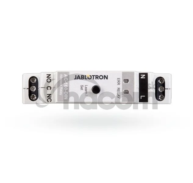 Jablotron AC-160-DIN Bezdrôtové multifunkčné relé na DIN lištu