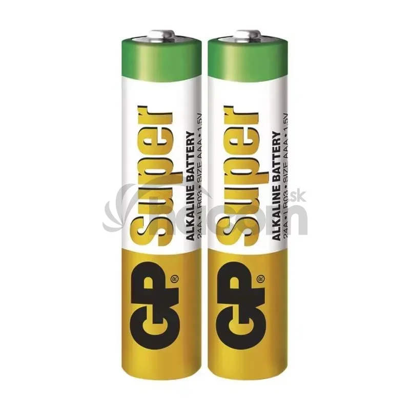 Alkalická batéria GP Super LR03 (AAA), 2 ks