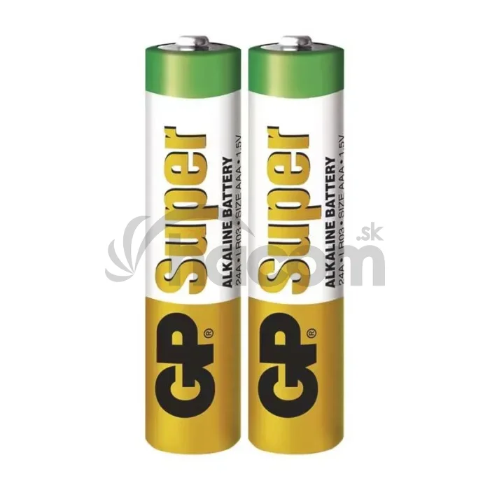 Alkalická batéria GP Super LR03 (AAA), 2 ks